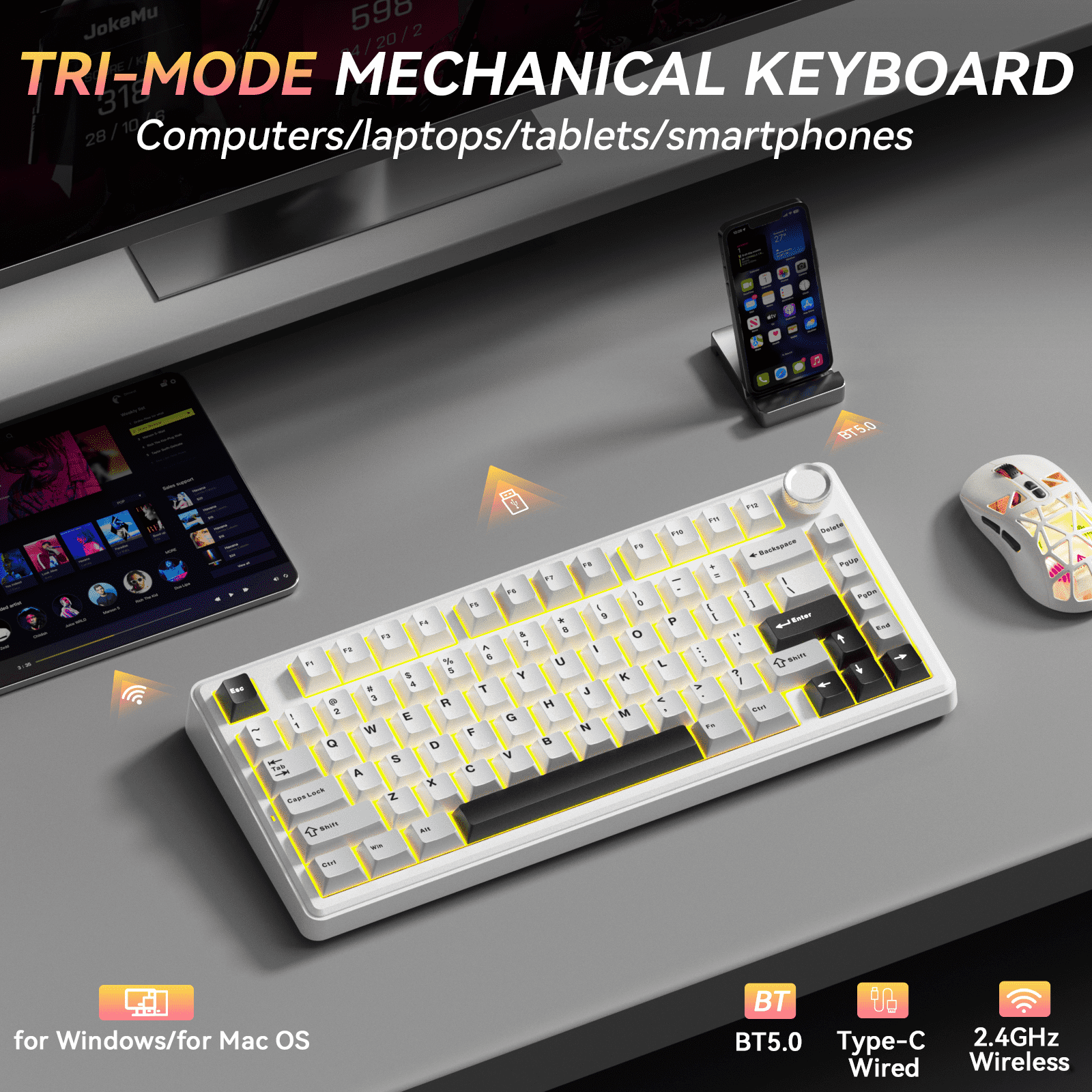  wireless mechanical keyboard