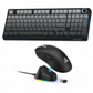 SOLAKAKA KI99 Pro Black and SM822 Mouse Black ,Wireless Keyboard and Mouse Combo
