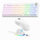 SOLAKAKA KI99 Pro Black and SM822 Mouse Black ,Wireless Keyboard and Mouse Combo