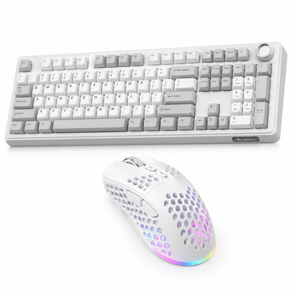 SOLAKAKA KI99 Pro and SM600 Wireless Keyboard and Mouse Combo