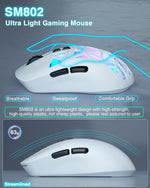 Solac Mouse SOLAKAKA SM802 Wireless Gaming Mouse
