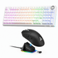 SOLAKAKA KI99 Pro Black and SM822 Mouse Black ,Wireless Keyboard and Mouse Combo